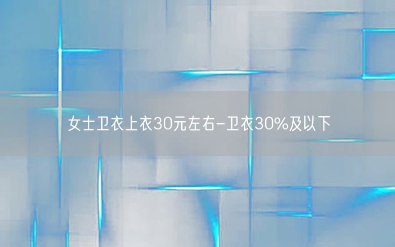 女士卫衣上衣30元左右-卫衣30%及以下