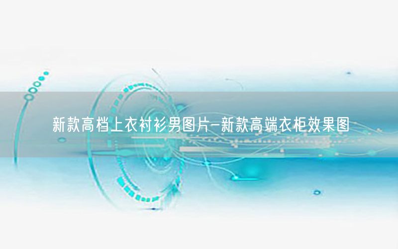 新款高档上衣衬衫男图片-新款高端衣柜效果图